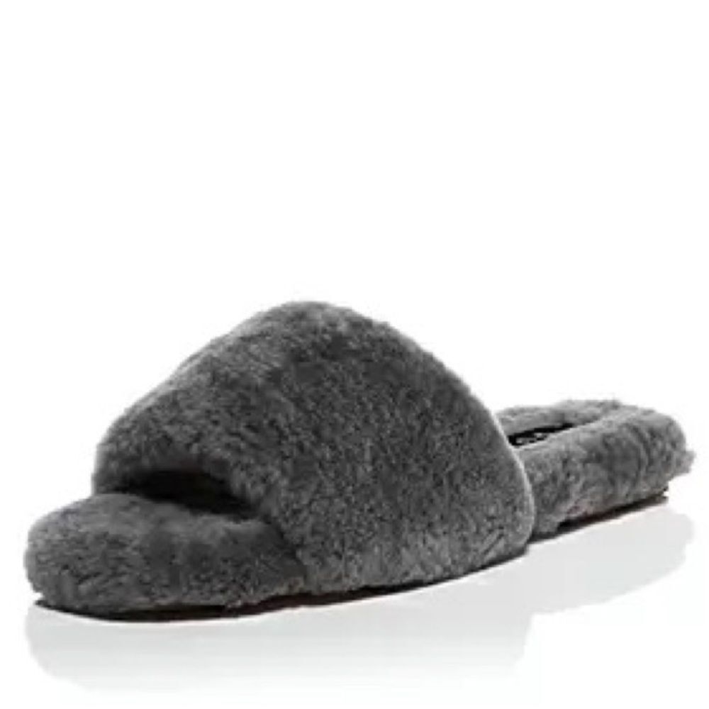 AQUA Women's Snowy Shearling Slippers